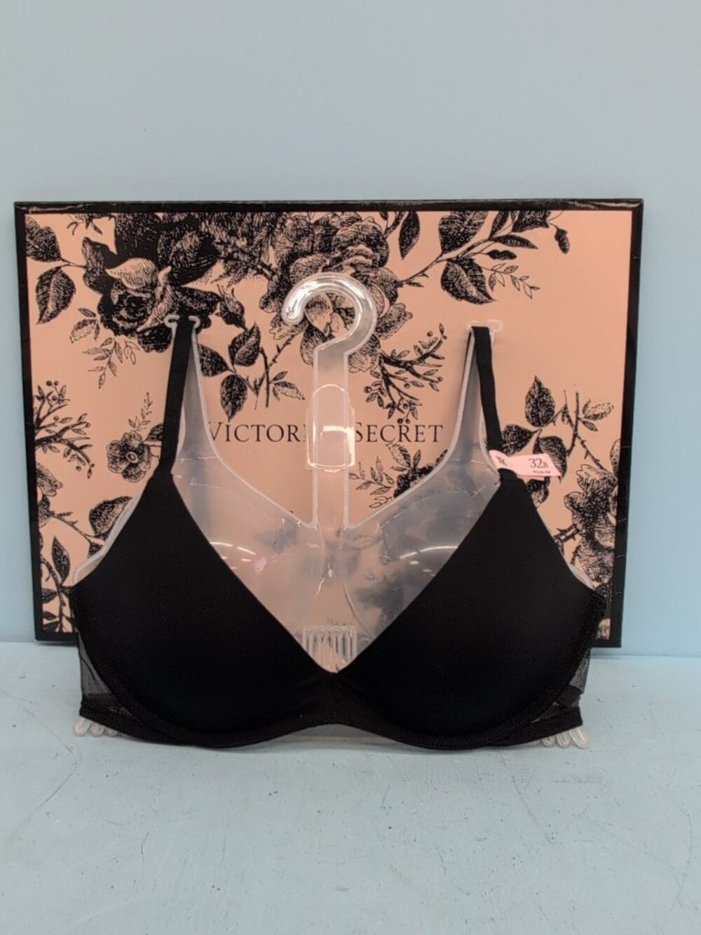 Victoria's Secret Sexy Tee Smooth Cup Wireless Push Up Bra 32B Black